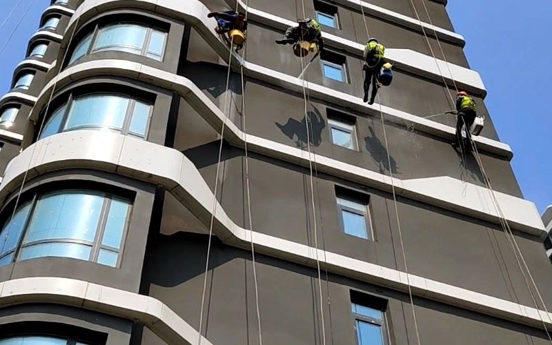 深圳龙华附近外墙清洗 铝塑板外墙清洗