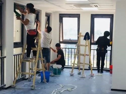 深圳福田展会保洁，外墙清洗平台